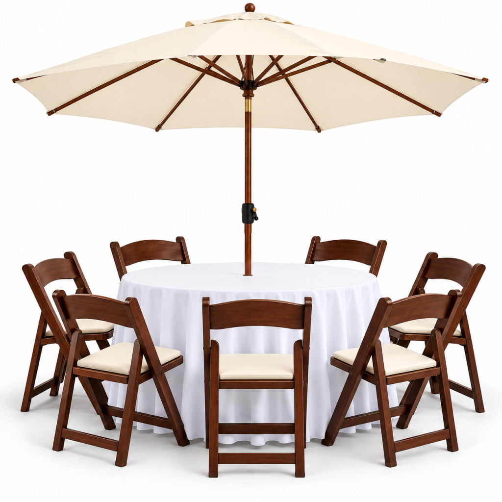 Fruitwood Umbrella Set
