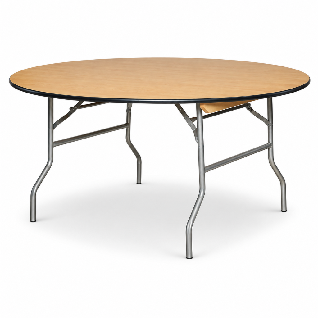 60in Wood Round Table