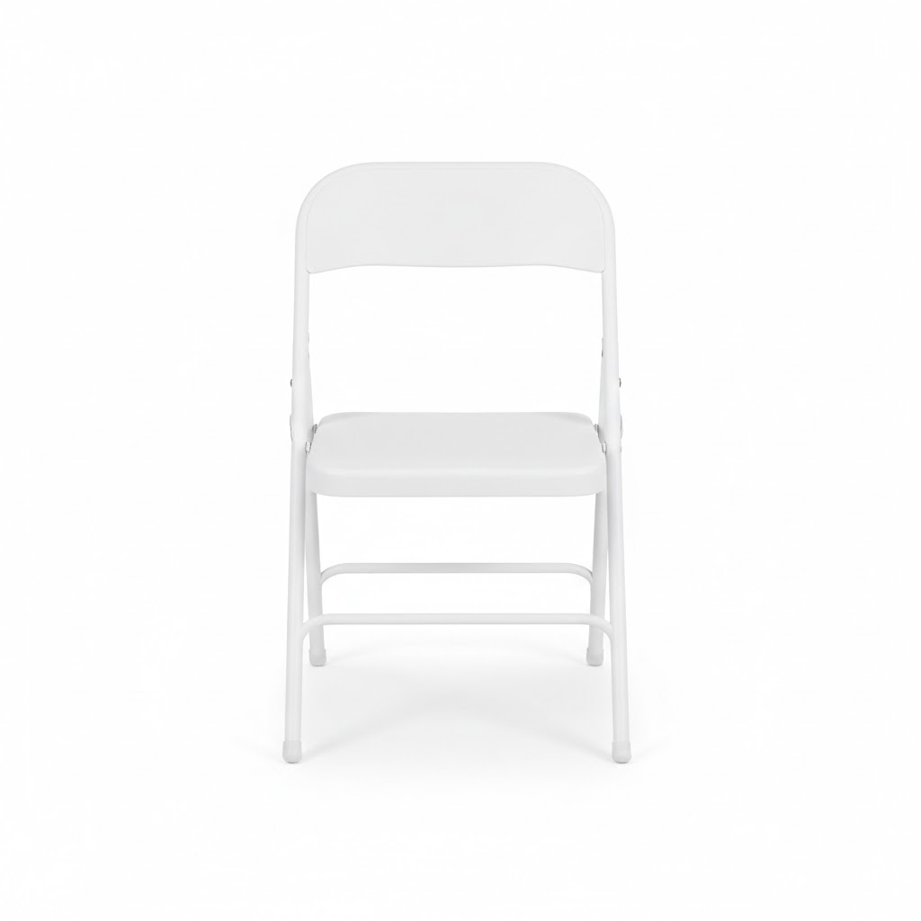Kids White Plastic Chair