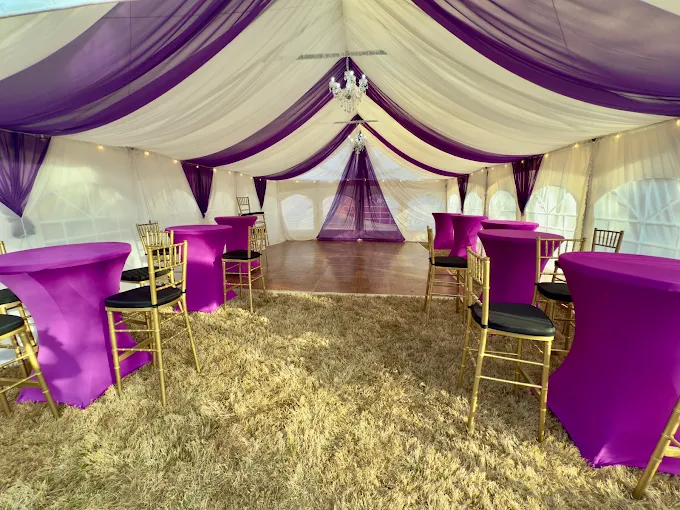 20x50 Tent With Draping